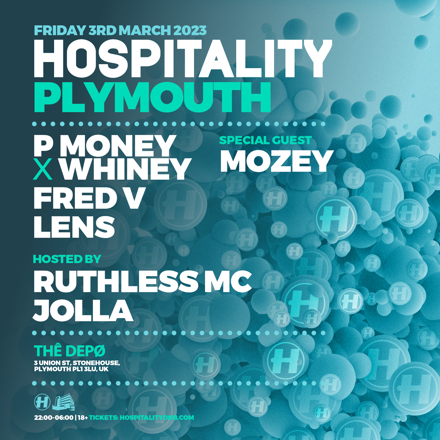 P MONEY + WHINEY Fred V Lens SPECIAL GUEST: MOZEY HOSTED BY Ruthless Jolla